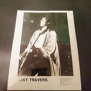 Orginal Pat Travers 8 x 10 promo picture